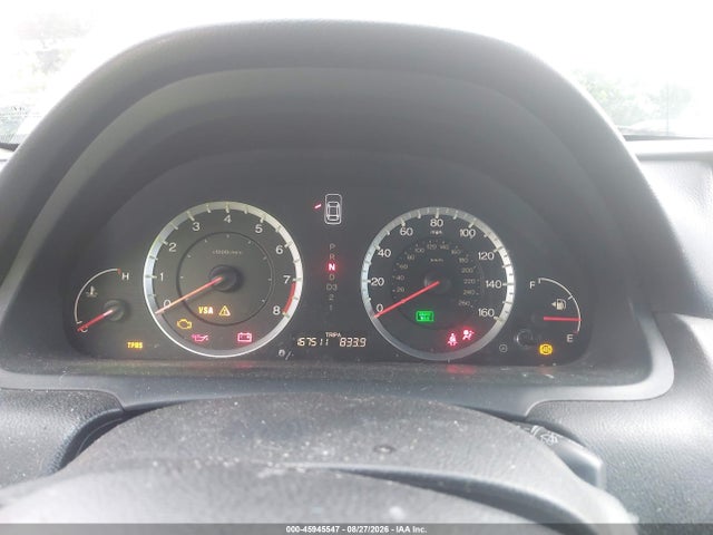 45945547 :رقم المزاد ، 1HGCS128X9A004484 vin ، 2009 Honda Accord 2.4 Ex-l مزاد بيع