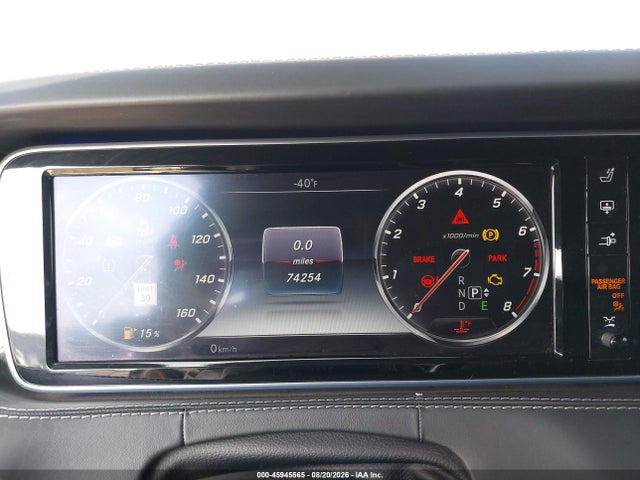 2016 Mercedes-benz S 550 4matic მანქანა იყიდება აუქციონზე, vin: WDDXJ8FB6GA016717, აუქციონის ნომერი: 45945565