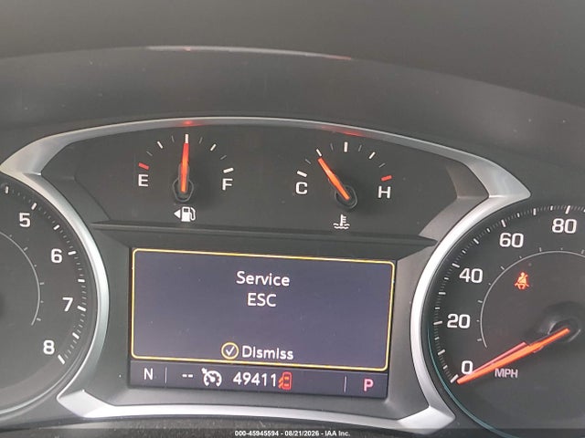 45945594 :رقم المزاد ، 2GNAXXEV7L6225824 vin ، 2020 Chevrolet Equinox Awd Premier 1.5l Turbo مزاد بيع