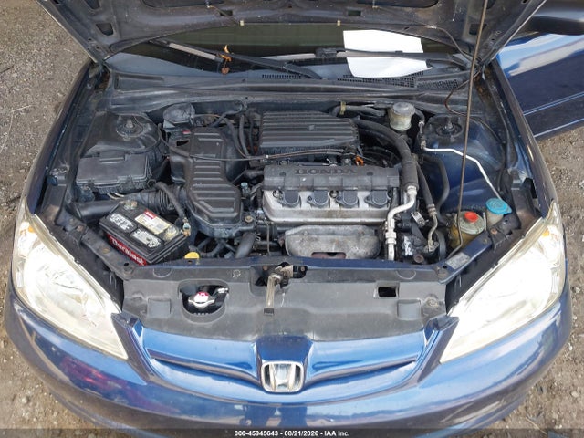 2004 Honda Civic Lx მანქანა იყიდება აუქციონზე, vin: 2HGES16504H534255, აუქციონის ნომერი: 45945643