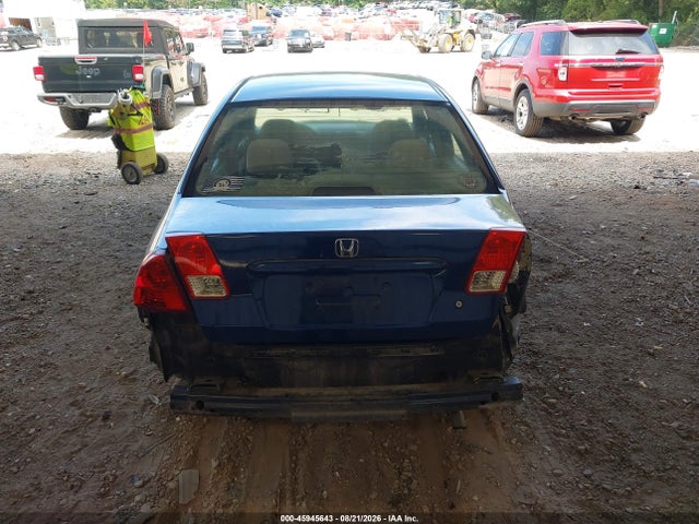 2004 Honda Civic Lx მანქანა იყიდება აუქციონზე, vin: 2HGES16504H534255, აუქციონის ნომერი: 45945643