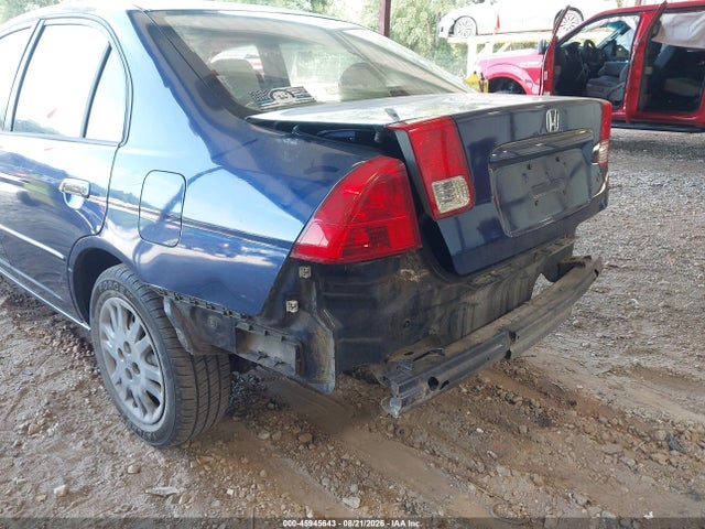 2004 Honda Civic Lx მანქანა იყიდება აუქციონზე, vin: 2HGES16504H534255, აუქციონის ნომერი: 45945643