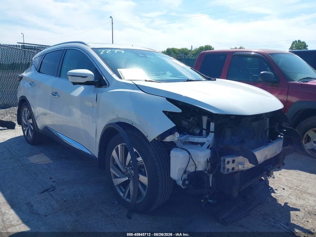 2019 Nissan Murano Sl მანქანა იყიდება აუქციონზე, vin: 5N1AZ2MS3KN135900, აუქციონის ნომერი: 45945712