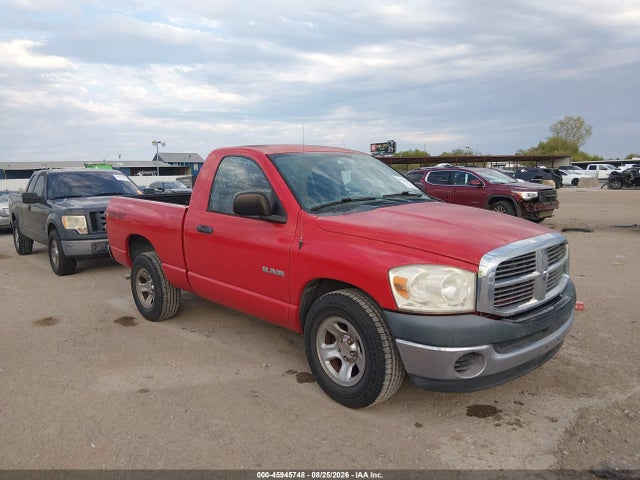 Продажа на аукционе авто 2008 Dodge Ram 1500 St/sxt, vin: 1D7HA16K38J198499, номер лота: 45945748