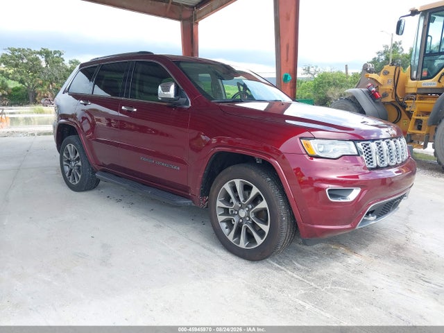 Продажа на аукционе авто 2017 Jeep Grand Cherokee Overland, vin: 1C4RJECG6HC959911, номер лота: 45945970