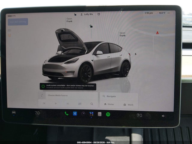 Продаж на аукціоні авто 2022 Tesla Model Y Long Range Dual Motor All-wheel Drive, vin: 7SAYGDEE5NA014396, номер лоту: 45945994
