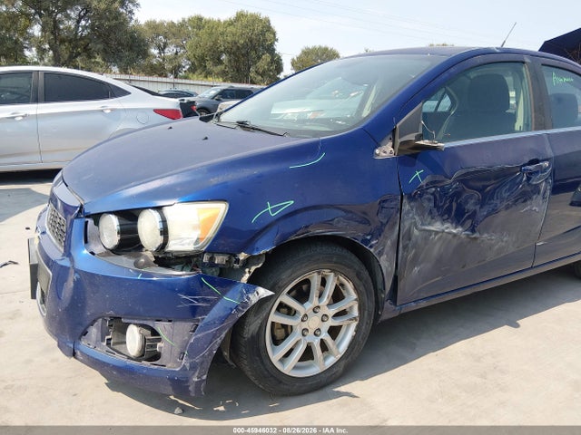 Продажа на аукционе авто 2013 Chevrolet Sonic Lt Auto, vin: 1G1JC5SH0D4253127, номер лота: 45946032
