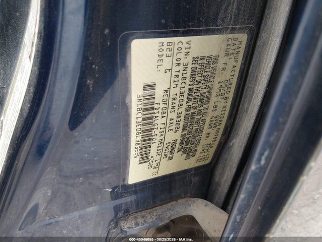 Продажа на аукционе авто 2008 Nissan Versa 1.8 Sl, vin: 3N1BC13E08L383226, номер лота: 45946055