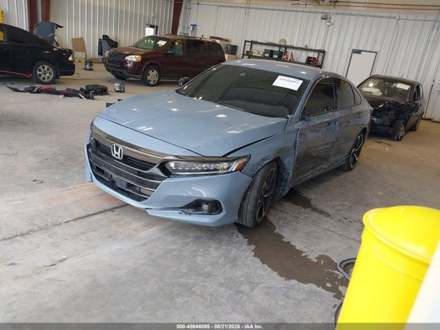 45946095 :رقم المزاد ، 1HGCV1F36NA079568 vin ، 2022 Honda Accord Sport مزاد بيع