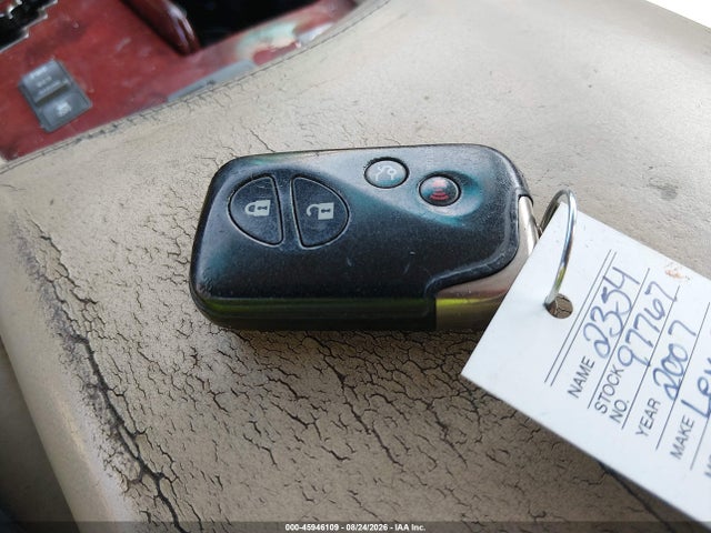 Продаж на аукціоні авто 2007 Lexus Ls 460, vin: JTHBL46F375042354, номер лоту: 45946109