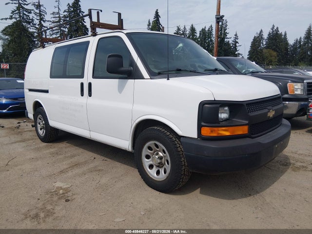 2014 Chevrolet Express 1500 Work Van მანქანა იყიდება აუქციონზე, vin: 1GCSGAFX3E1132007, აუქციონის ნომერი: 45946227
