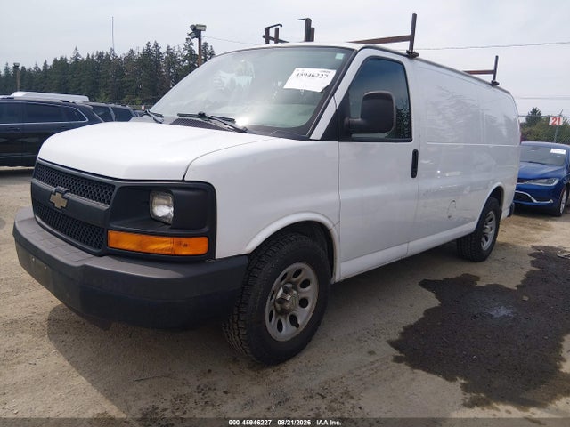 2014 Chevrolet Express 1500 Work Van მანქანა იყიდება აუქციონზე, vin: 1GCSGAFX3E1132007, აუქციონის ნომერი: 45946227