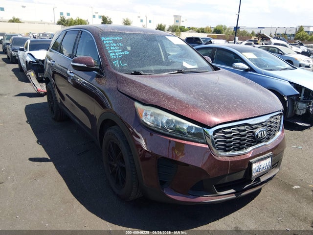 Aukcja sprzedaży 2019 Kia Sorento 2.4l Lx, vin: 5XYPG4A38KG574711, numer aukcji: 45946229
