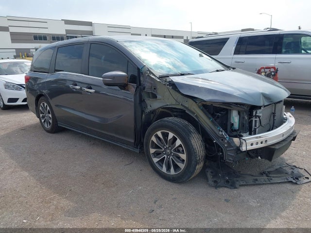 2023 Honda Odyssey Ex-l მანქანა იყიდება აუქციონზე, vin: 5FNRL6H62PB065907, აუქციონის ნომერი: 45946309
