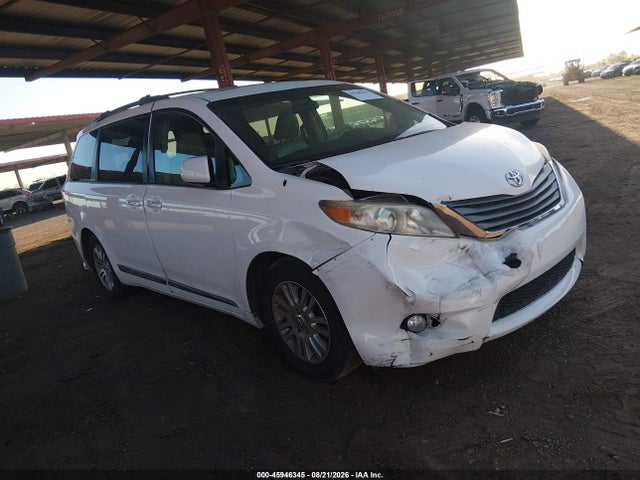 2012 Toyota Sienna Xle V6 8 Passenger მანქანა იყიდება აუქციონზე, vin: 5TDYK3DC4CS254993, აუქციონის ნომერი: 45946345
