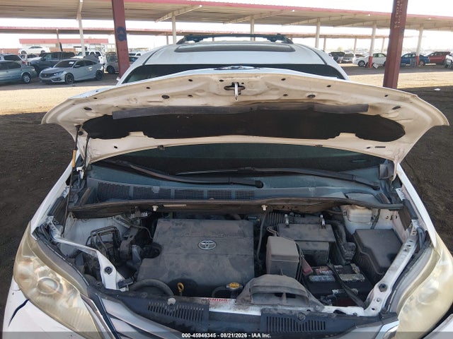 2012 Toyota Sienna Xle V6 8 Passenger მანქანა იყიდება აუქციონზე, vin: 5TDYK3DC4CS254993, აუქციონის ნომერი: 45946345