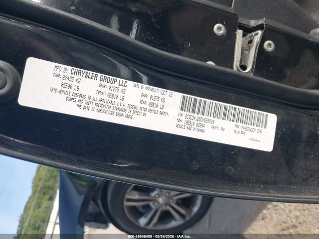 Продаж на аукціоні авто 2013 Dodge Charger Sxt, vin: 2C3CDXJG5DH555909, номер лоту: 45946409