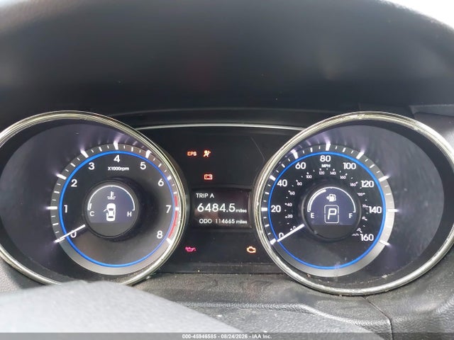 Aukcja sprzedaży 2012 Hyundai Sonata Gls, vin: 5NPEB4AC7CH412441, numer aukcji: 45946585