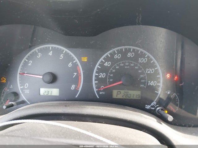 45946587 :رقم المزاد ، 1NXBU40E59Z110320 vin ، 2009 Toyota Corolla S مزاد بيع