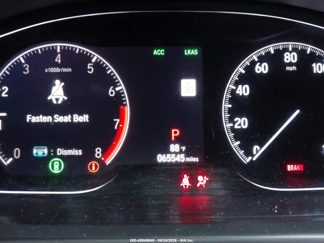 2019 Honda Accord Sport მანქანა იყიდება აუქციონზე, vin: 1HGCV1F3XKA057858, აუქციონის ნომერი: 45946646