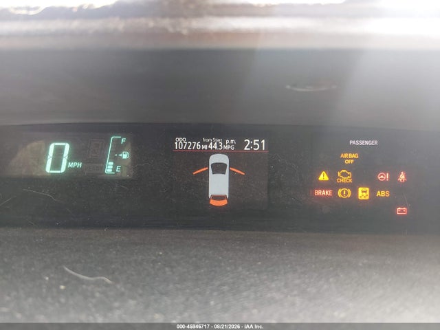 45946717 :رقم المزاد ، JTDKDTB30D1543774 vin ، 2013 Toyota Prius C Two مزاد بيع