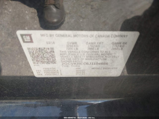 Chevrolet Silverado 1500 1lt 2018 2GCVKREC6J1104666 Image 9