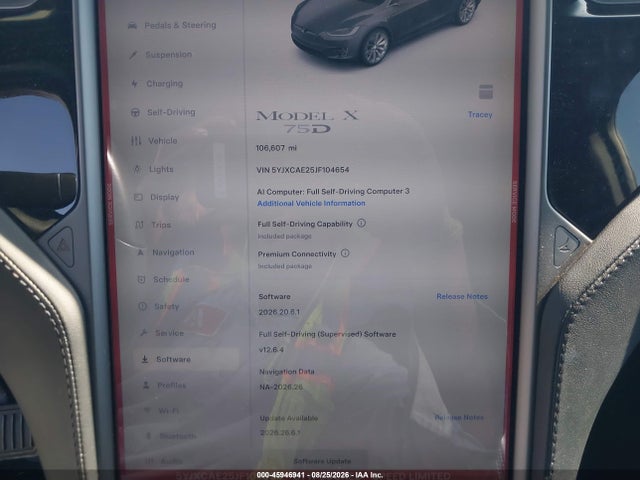 Tesla Model X 100d/75d/p100d 2018 5YJXCAE25JF104654 Image 7