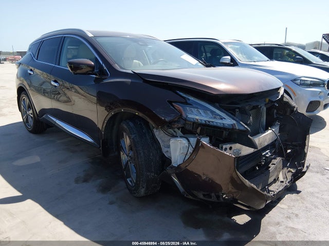 Продаж на аукціоні авто 2019 Nissan Murano Platinum, vin: 5N1AZ2MJ7KN139312, номер лоту: 45946994