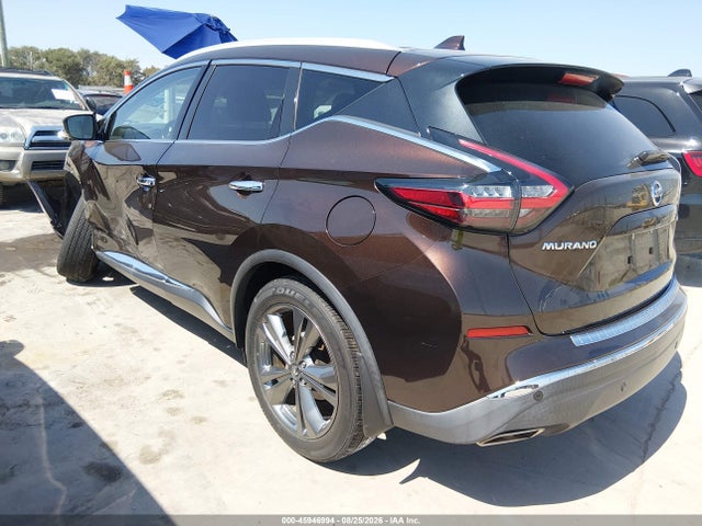 Продаж на аукціоні авто 2019 Nissan Murano Platinum, vin: 5N1AZ2MJ7KN139312, номер лоту: 45946994