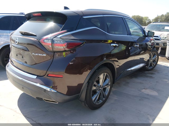 Продаж на аукціоні авто 2019 Nissan Murano Platinum, vin: 5N1AZ2MJ7KN139312, номер лоту: 45946994
