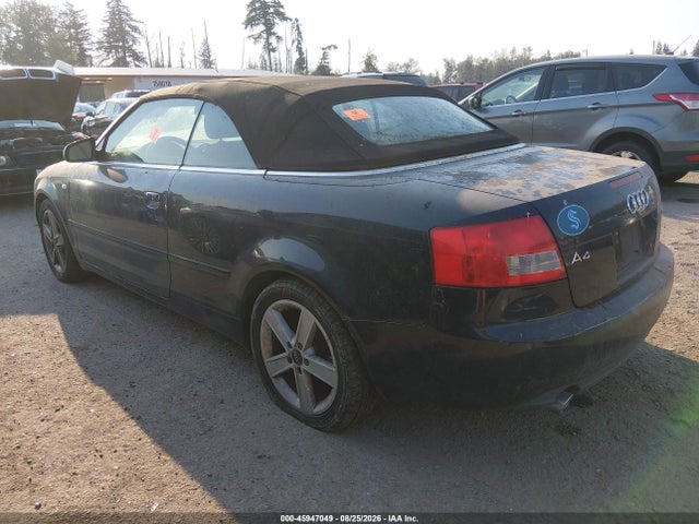 Продаж на аукціоні авто 2003 Audi A4 3.0, vin: WAUAT48H83K015607, номер лоту: 45947049