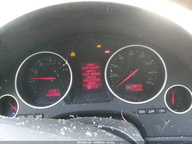 Продаж на аукціоні авто 2003 Audi A4 3.0, vin: WAUAT48H83K015607, номер лоту: 45947049