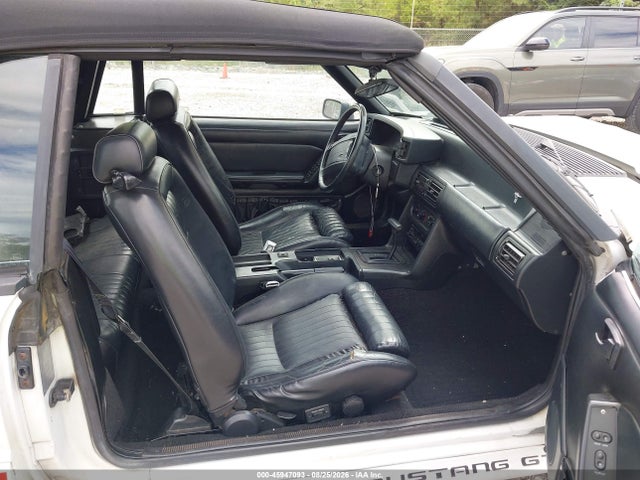 45947093 :رقم المزاد ، 1FACP45E7LF130160 vin ، 1990 Ford Mustang Gt/cobra Gt مزاد بيع