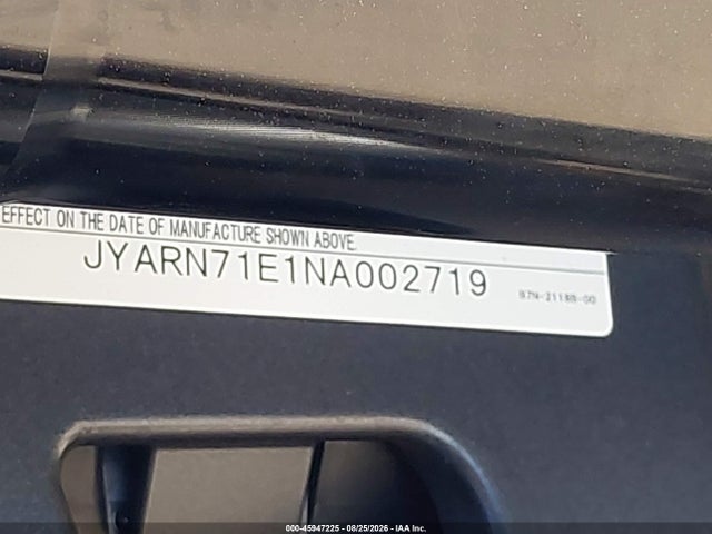 JYARN71E1NA002719 Yamaha MT09