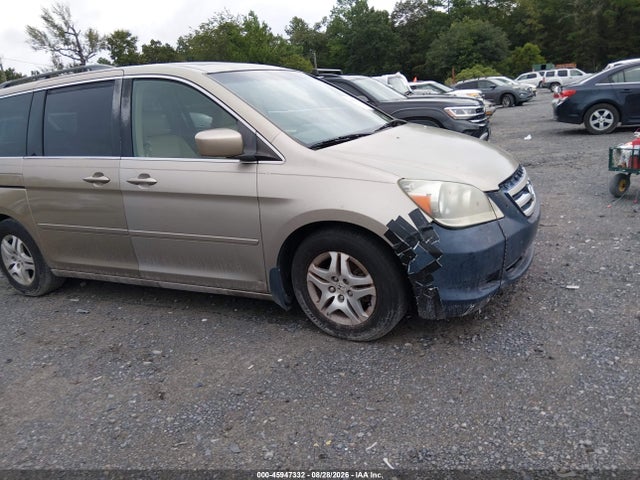 2005 Honda Odyssey Ex-l მანქანა იყიდება აუქციონზე, vin: 5FNRL387X5B113335, აუქციონის ნომერი: 45947332