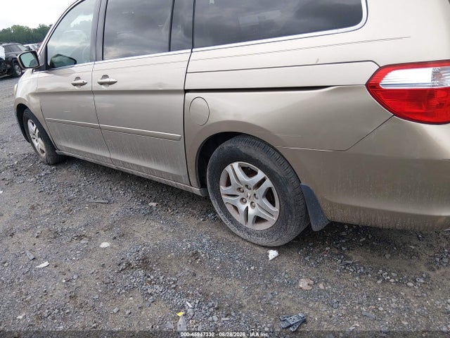 2005 Honda Odyssey Ex-l მანქანა იყიდება აუქციონზე, vin: 5FNRL387X5B113335, აუქციონის ნომერი: 45947332