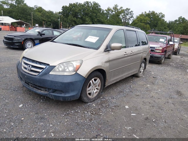 2005 Honda Odyssey Ex-l მანქანა იყიდება აუქციონზე, vin: 5FNRL387X5B113335, აუქციონის ნომერი: 45947332