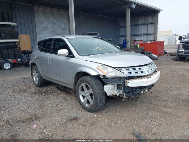 Aukcja sprzedaży 2005 Nissan Murano Sl, vin: JN8AZ08T75W309787, numer aukcji: 45947419