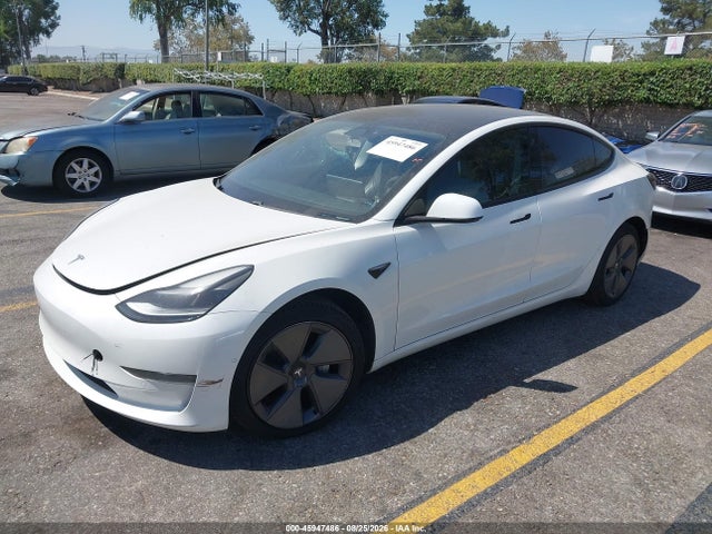 Aukcja sprzedaży 2021 Tesla Model 3 Standard Range Plus Rear-wheel Drive, vin: 5YJ3E1EA7MF003524, numer aukcji: 45947486