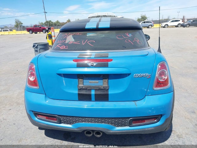 Продажа на аукционе авто 2013 Mini Coupe Cooper S, vin: WMWSX3C51DT409137, номер лота: 45947552