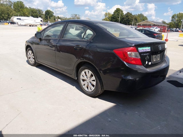 2012 Honda Civic Lx მანქანა იყიდება აუქციონზე, vin: 2HGFB2F50CH322464, აუქციონის ნომერი: 45947784