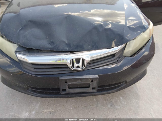 2012 Honda Civic Lx მანქანა იყიდება აუქციონზე, vin: 2HGFB2F50CH322464, აუქციონის ნომერი: 45947784
