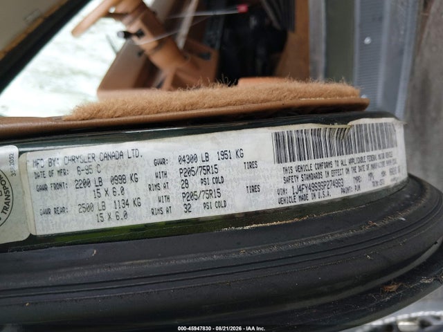 Продаж на аукціоні авто 1995 Jeep Wrangler / Yj Sahara, vin: 1J4FY49S9SP274963, номер лоту: 45947830