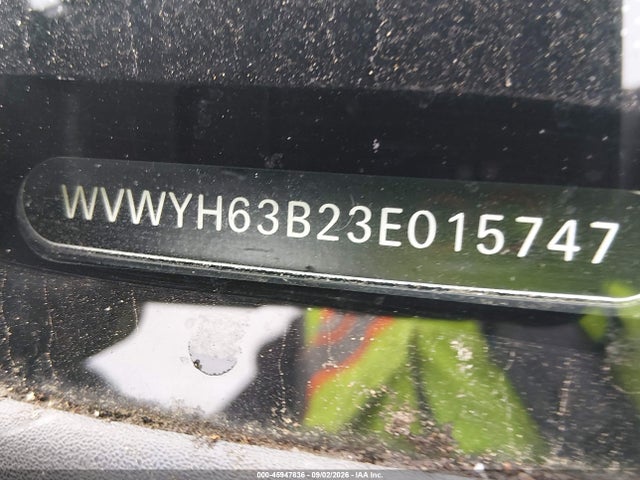 45947836 :رقم المزاد ، WVWYH63B23E015747 vin ، 2003 Volkswagen Passat Glx مزاد بيع