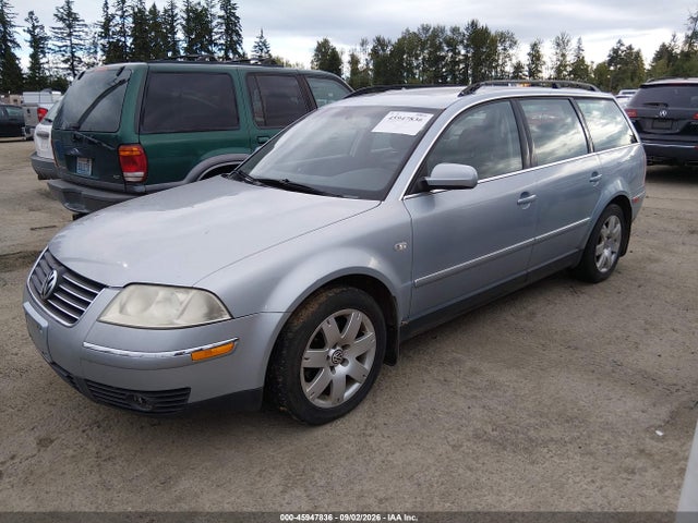 45947836 :رقم المزاد ، WVWYH63B23E015747 vin ، 2003 Volkswagen Passat Glx مزاد بيع