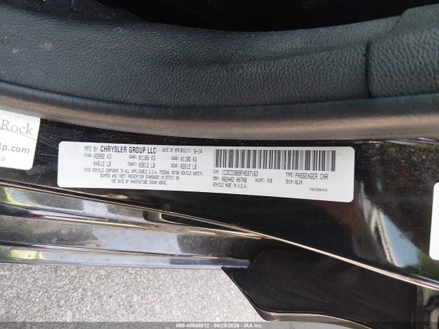 Aukcja sprzedaży 2015 Chrysler 200 S, vin: 1C3CCCBB9FN537163, numer aukcji: 45948012