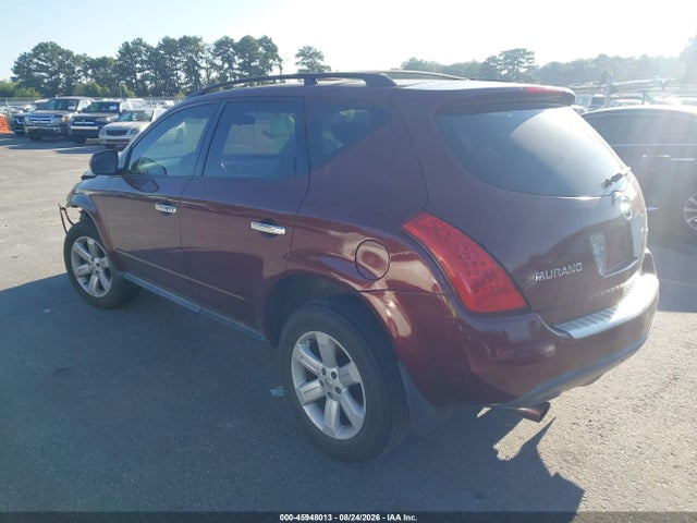 2006 Nissan Murano S მანქანა იყიდება აუქციონზე, vin: JN8AZ08W26W543945, აუქციონის ნომერი: 45948013