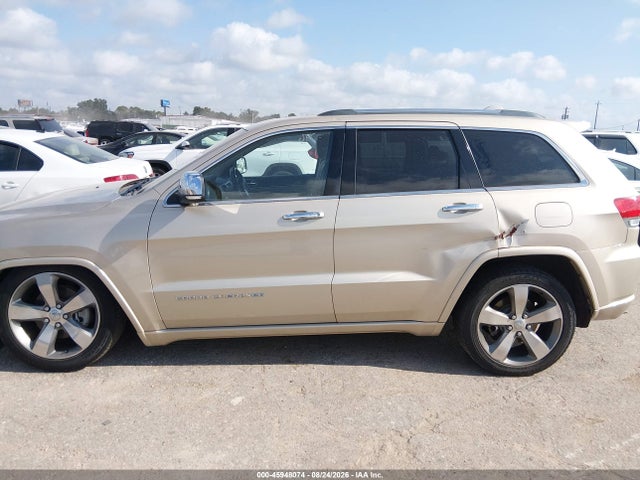 Продажа на аукционе авто 2014 Jeep Grand Cherokee Overland, vin: 1C4RJFCG6EC211354, номер лота: 45948074