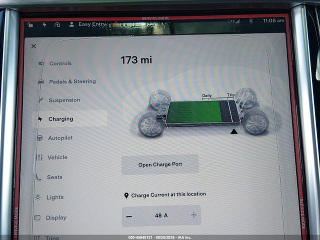 2016 Tesla Model X 60d/70d/75d/90d/p100d მანქანა იყიდება აუქციონზე, vin: 5YJXCBE26GF007896, აუქციონის ნომერი: 45948121
