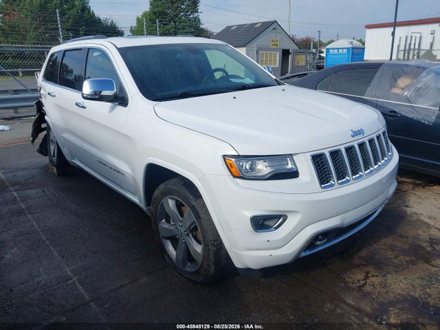 2015 Jeep Grand Cherokee Overland მანქანა იყიდება აუქციონზე, vin: 1C4RJFCG8FC665221, აუქციონის ნომერი: 45948129